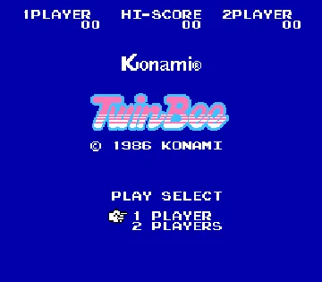 TwinBee (Japan) (FamicomBox) screen shot title